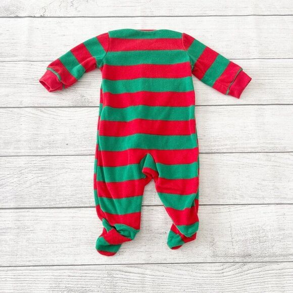 Carter’s Fleece Striped Reindeer Pajamas - Picture 5 of 5